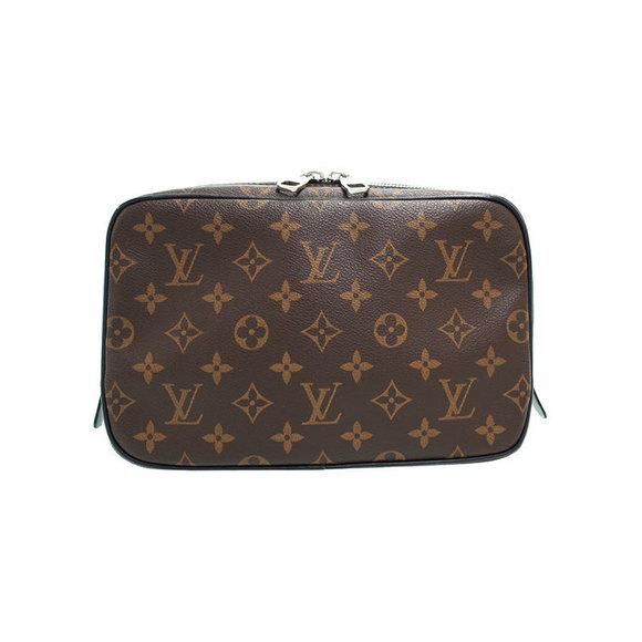 Louis Vuitton Toilette GM Travel Macassar Monogram Truss Pouch - Picture 1 of 8